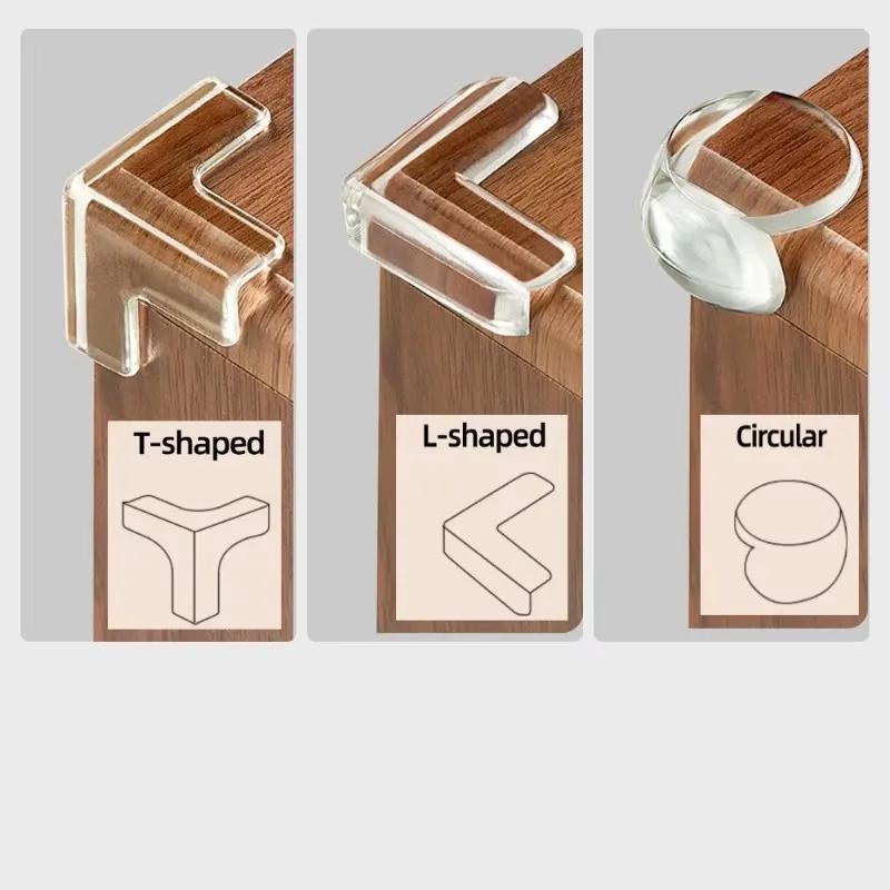 Protecteur d'angle de meubles de Table basse Anti-collision transparent, revêtement d'angle souple p