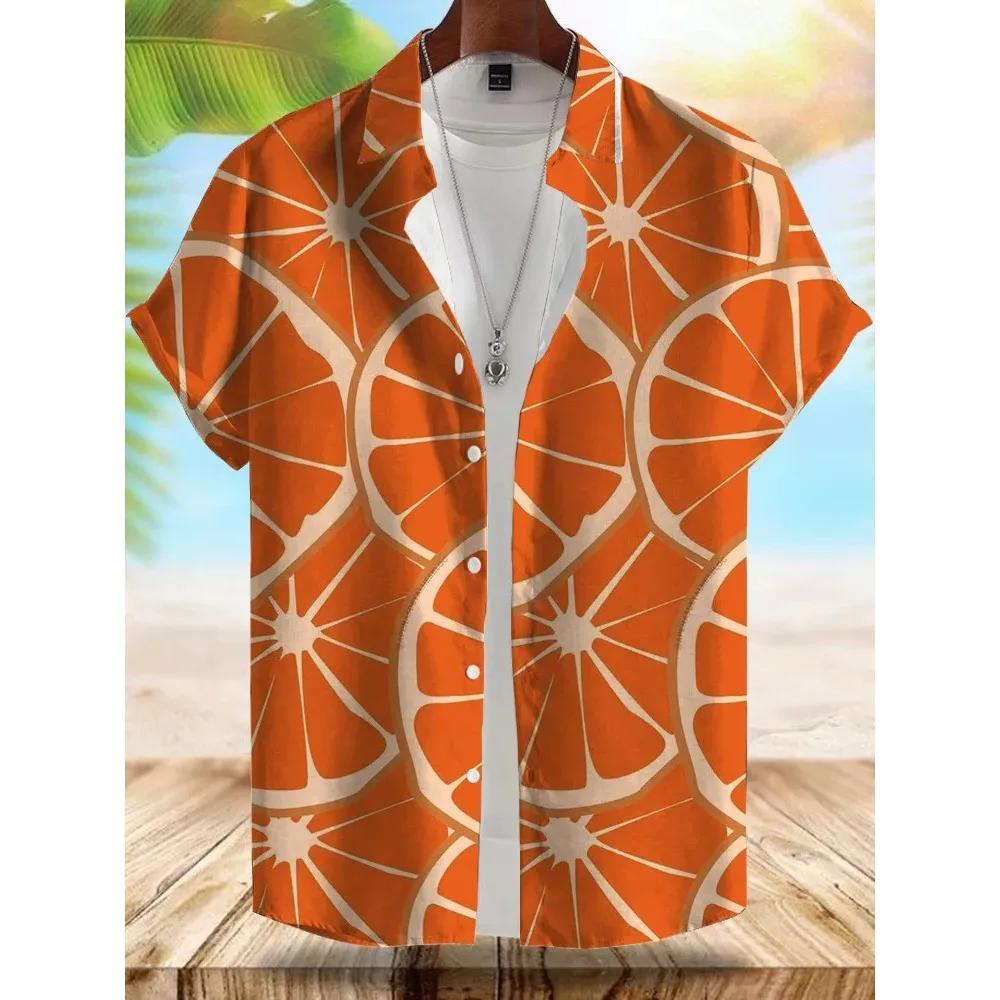 Bord de mer Style hawaïen chemise pour hommes vacances d'été décontracté hommes chemise à manches co