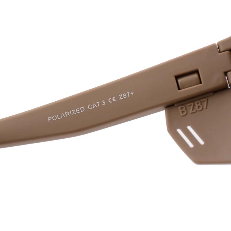 HARMTTER Lunettes de soleil polarisées pour hommes et femmes, protection UV, lunettes de sport, Z87 