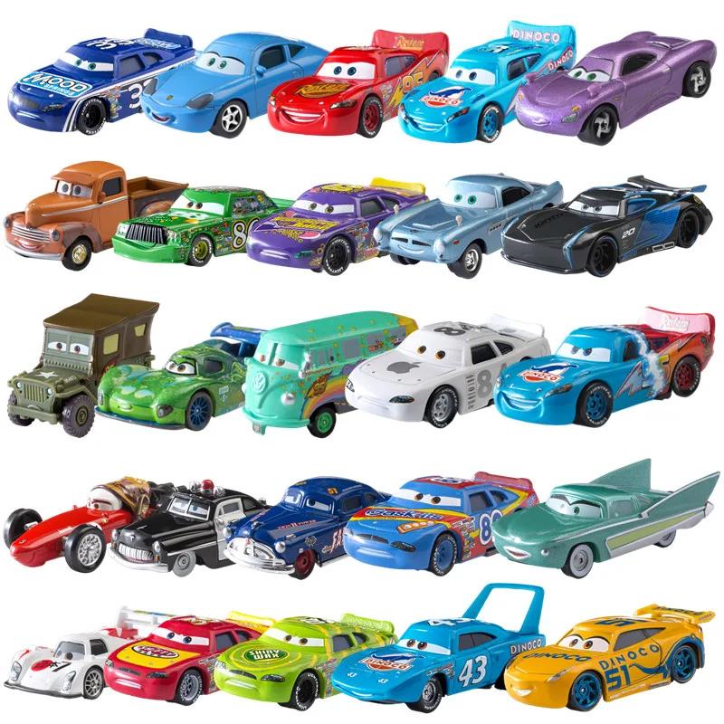 Disney Pixar voitures jouets course foudre McQueen Jackson tempête le roi Mater 1:55 moulé sous pres