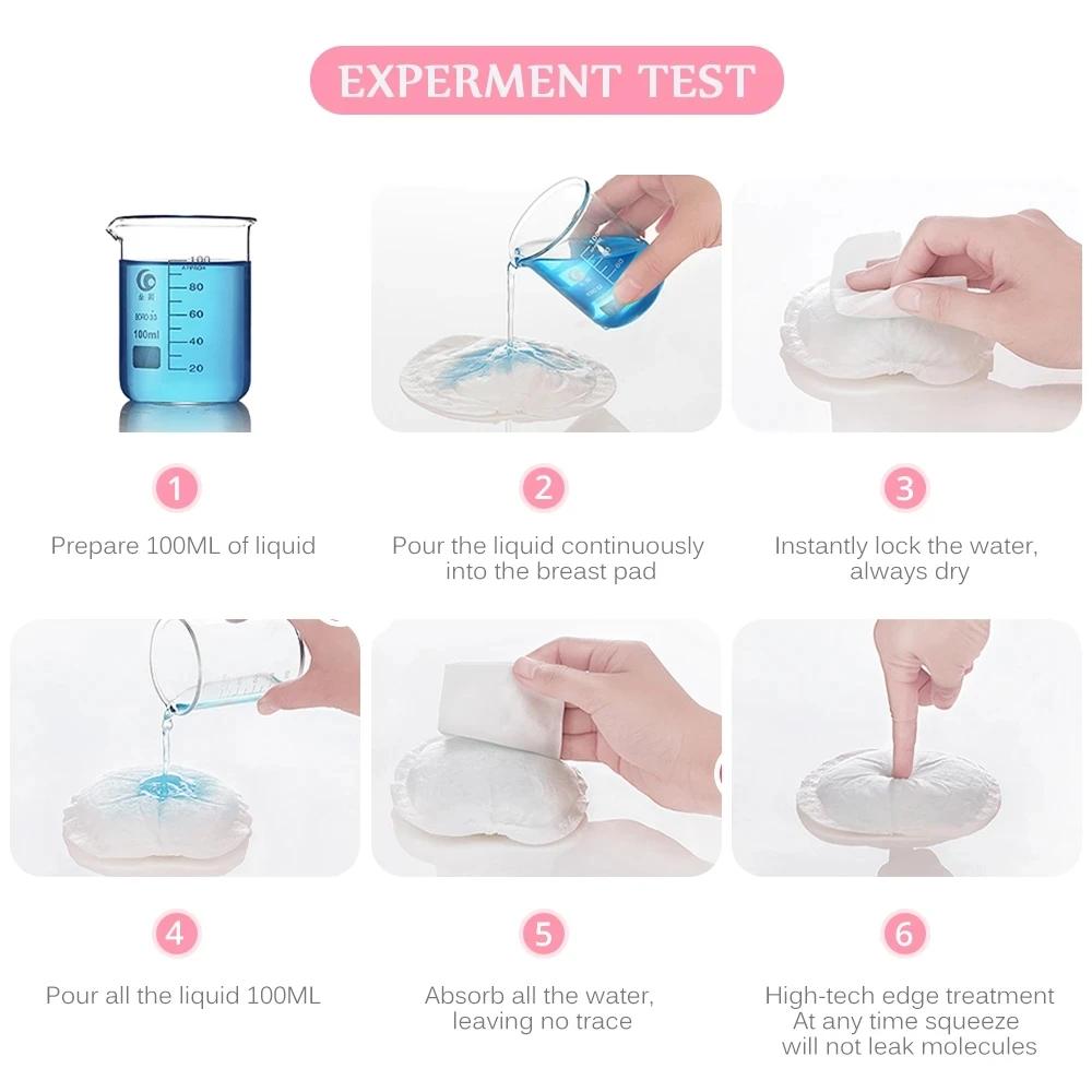 Coussinets allaitement jetables respirants fins super absorbants coton confort maman