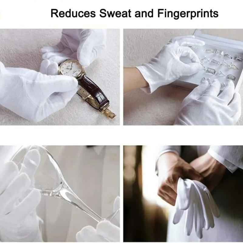 Gants de protection à haute élasticité pour protéger la peau, doublure, eczéma, dermatite, mitaines 