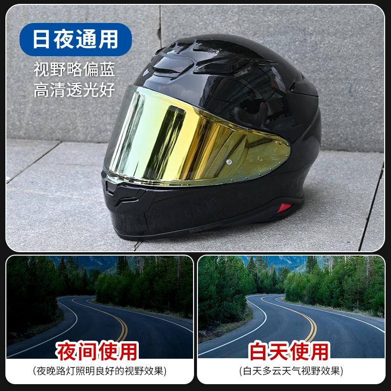 Pour SHOEI RF1400 NXR2 CWR-F2 CWR-F2R Z8 X15 x-fifteen X-SPR Pro casque visière lentille bouclier cr