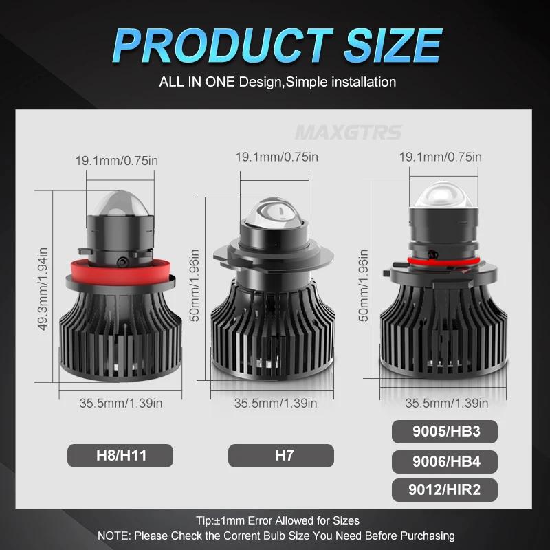 2x H7 H8 H11 9005 HB3 9006 HB4 9012 HIR2 3570 puce Canbus Led ampoule voiture Led antibrouillard feu