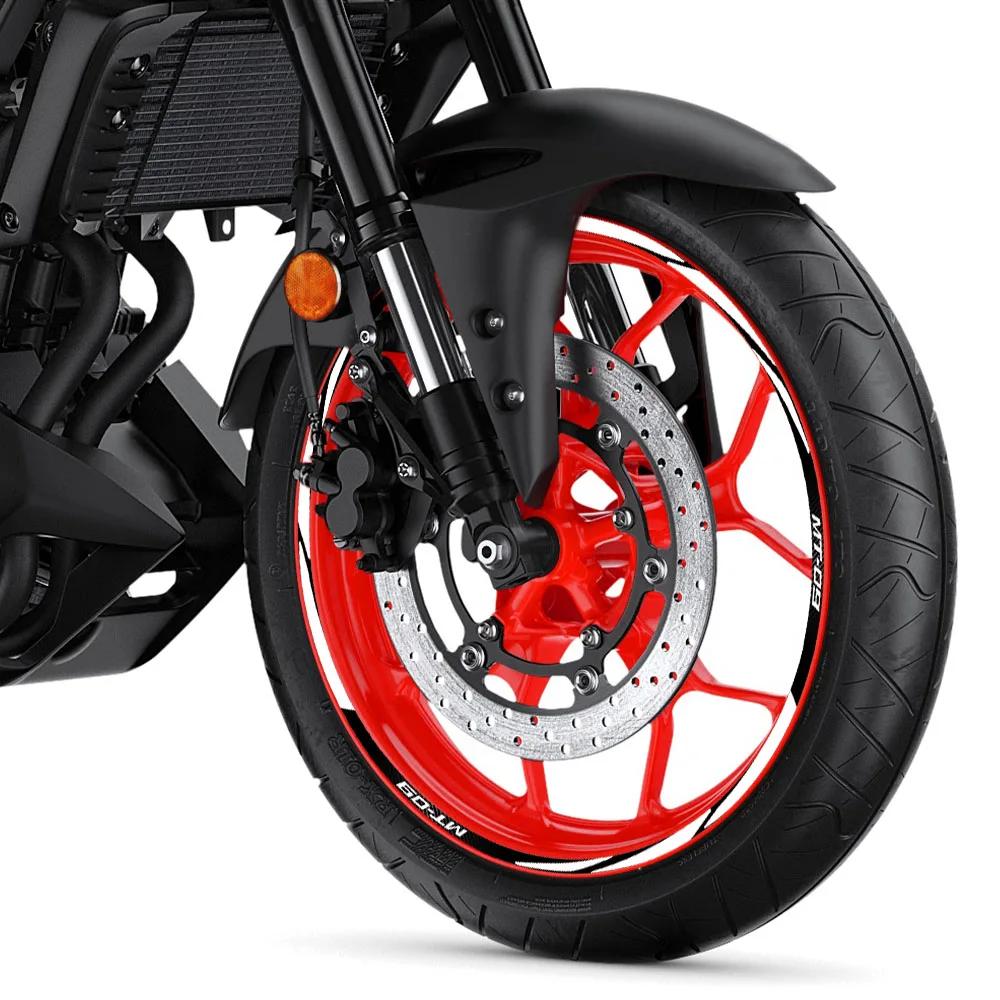 Autocollant réfléchissant pour roue de moto MT-09 MT09 MT 09, bande à rayures pour jante de course, 