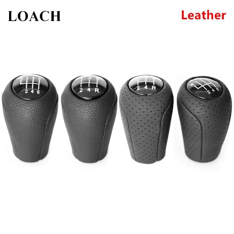 Pommeau de levier de vitesse en cuir 5 6 vitesses pour MAZDA 3 BK BL 5 CR CW 6 II GH CX-7 ER MX-5 NC