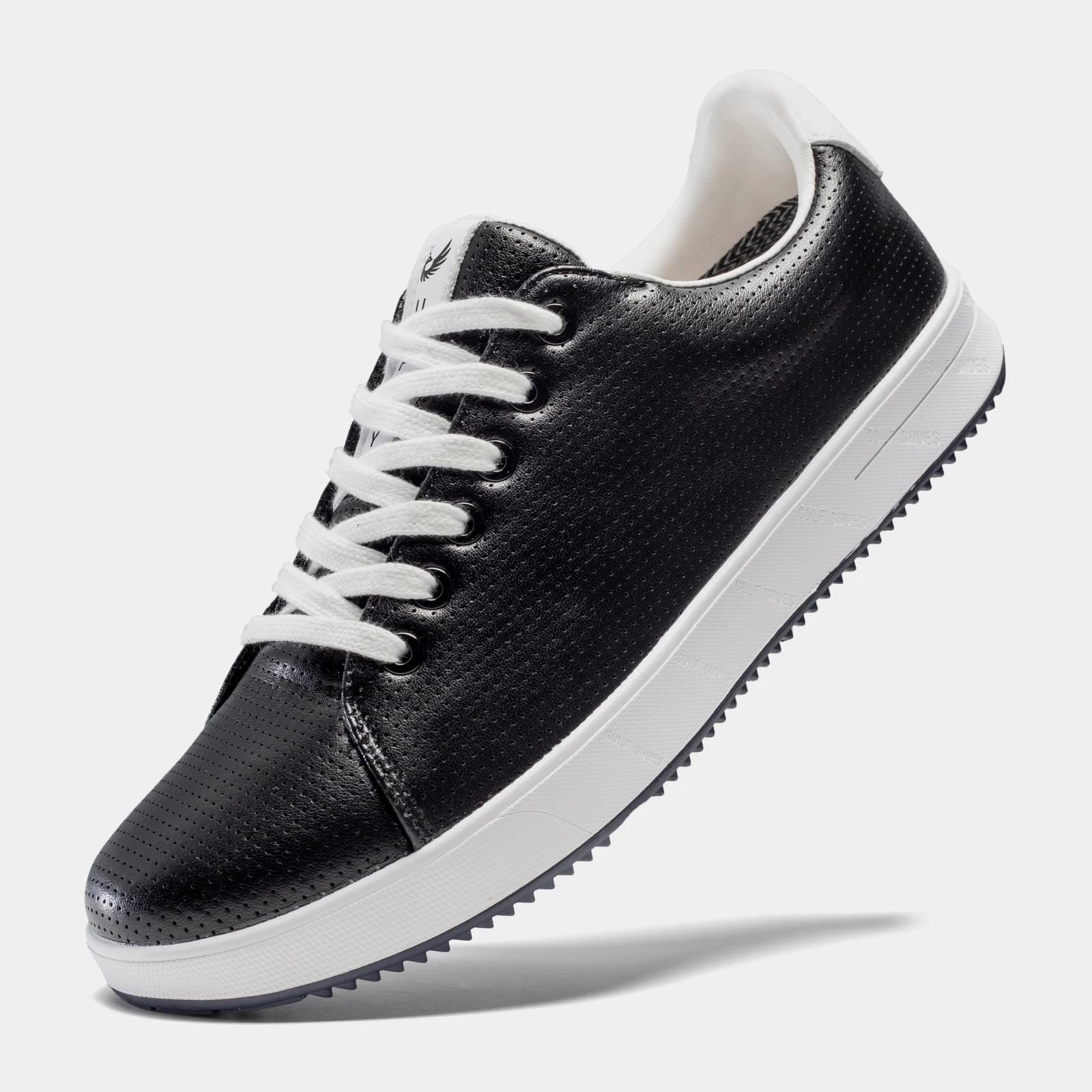 Chaussures de golf professionnelles pour hommes, en cuir, antidérapantes, chaussures de sport d'exté