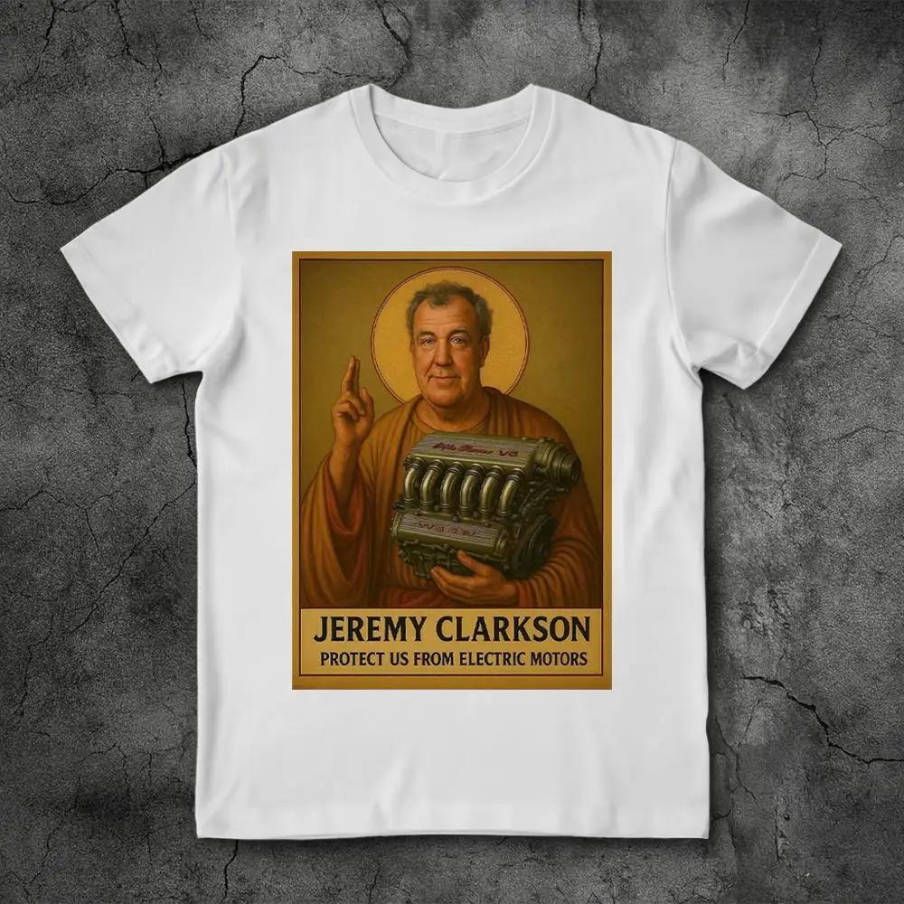 Jeremy Clarkson nous protéger des moteurs électriques Merch Fans T-shirt haut équipement drôle Meme 