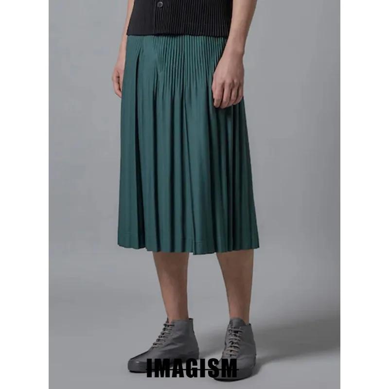Miyake plissé sept pantalons hommes 2025 automne nouveau japonais Senior sens du confort plissé déco
