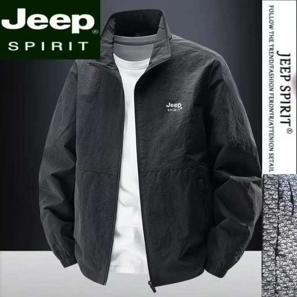 Veste à col montant Jeep Spirit 2026, une tenue de travail décontractée grande taille, idéale pour l