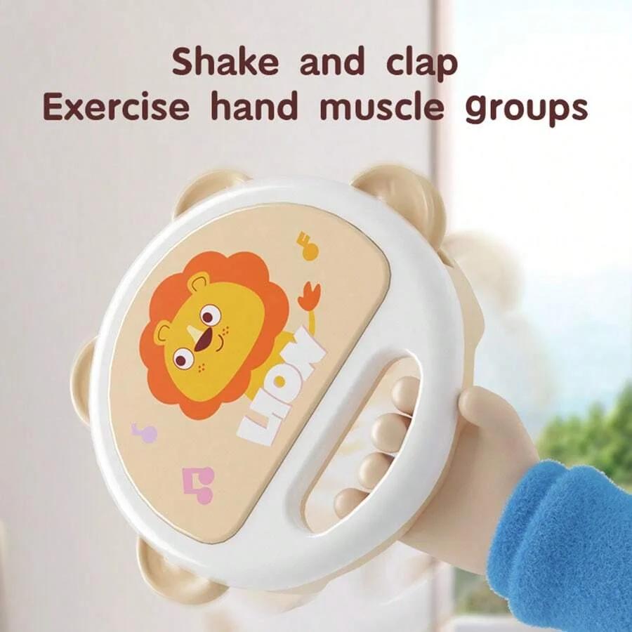 Tambourin à claquettes pour bébés, délicat, pour enfants