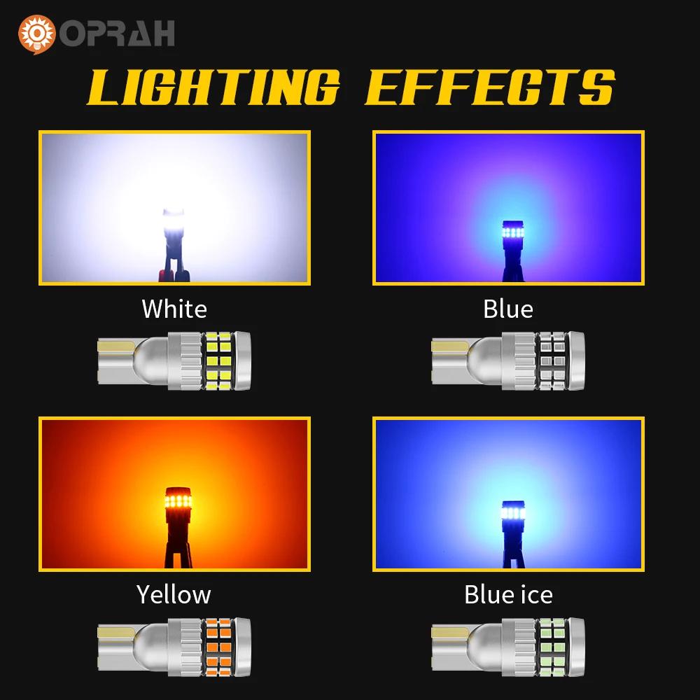 10 pièces 12V 24V LED T10 W5W 194 168 voiture camion feux de signalisation Canbus 2016SMD pas d'erre