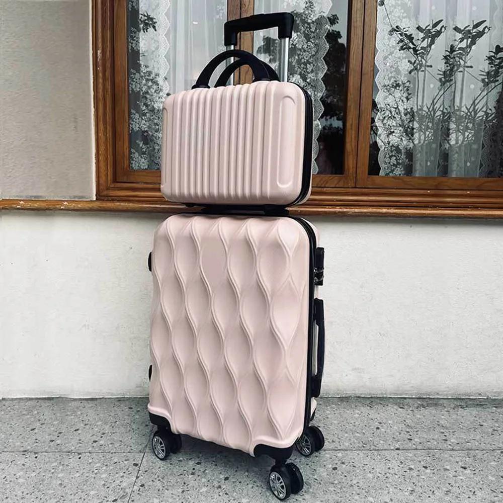 Ensemble de bagages 2 pièces, valise cabine 20 pouces, petit ensemble de valises portables 14 pouces