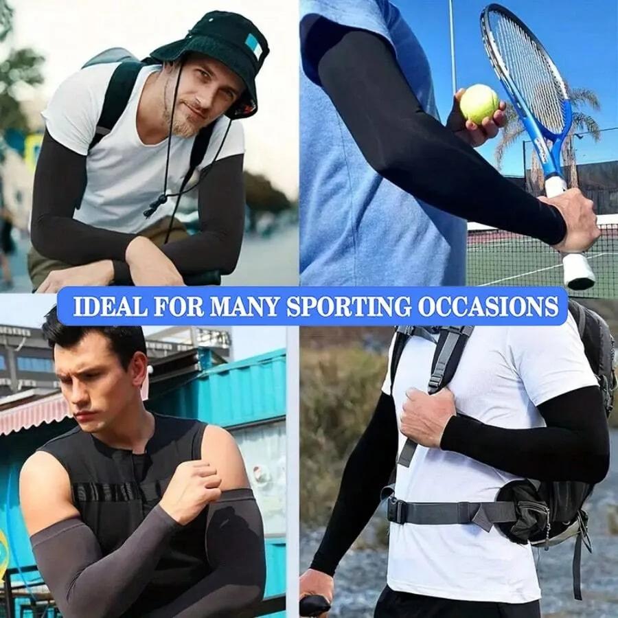 3 paires d'été Protection solaire manches de glace hommes femmes mode respirant élastique gants de b