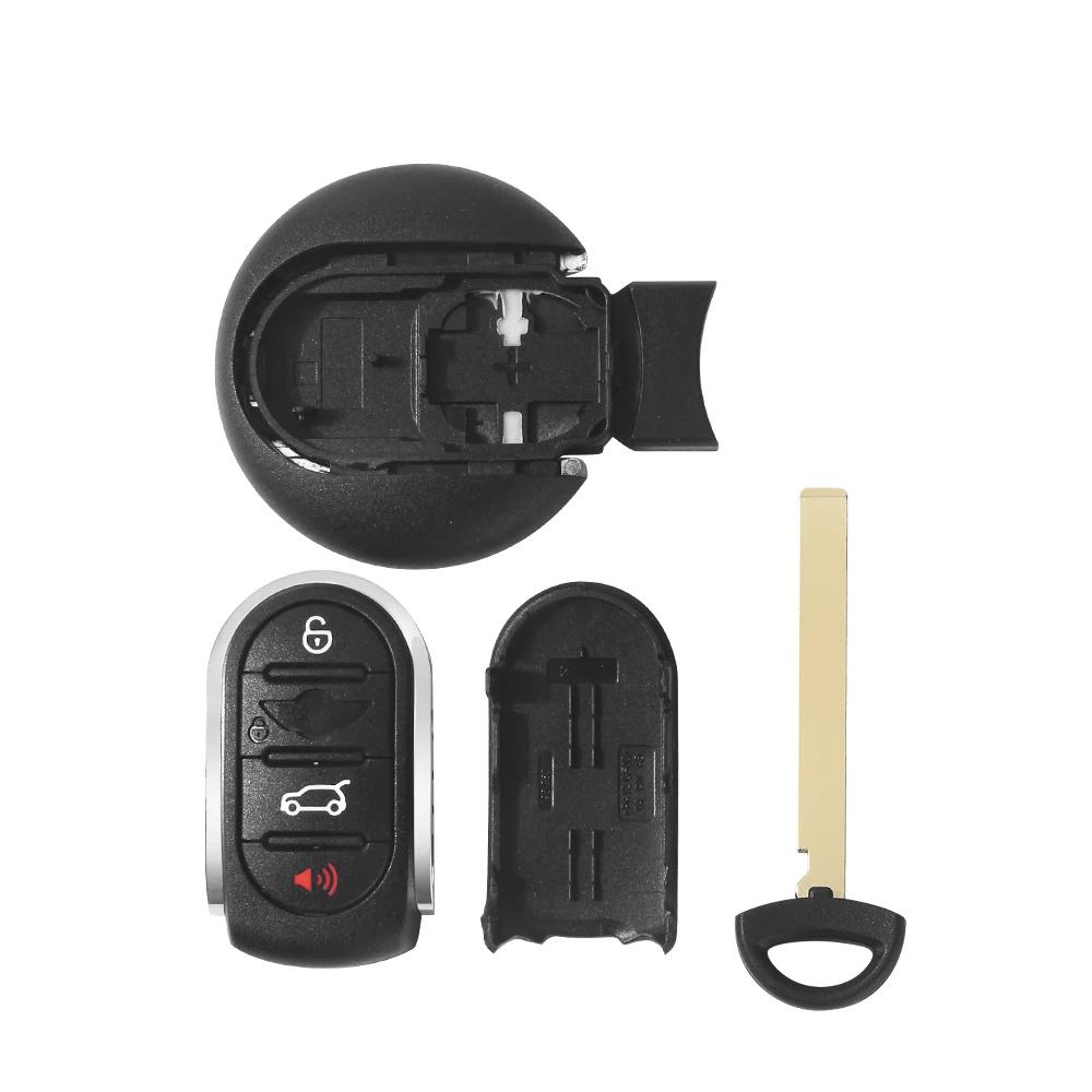 KEYYOU 3/4 boutons porte-clé de voiture télécommande intelligente couverture pour BMW Mini Cooper F5