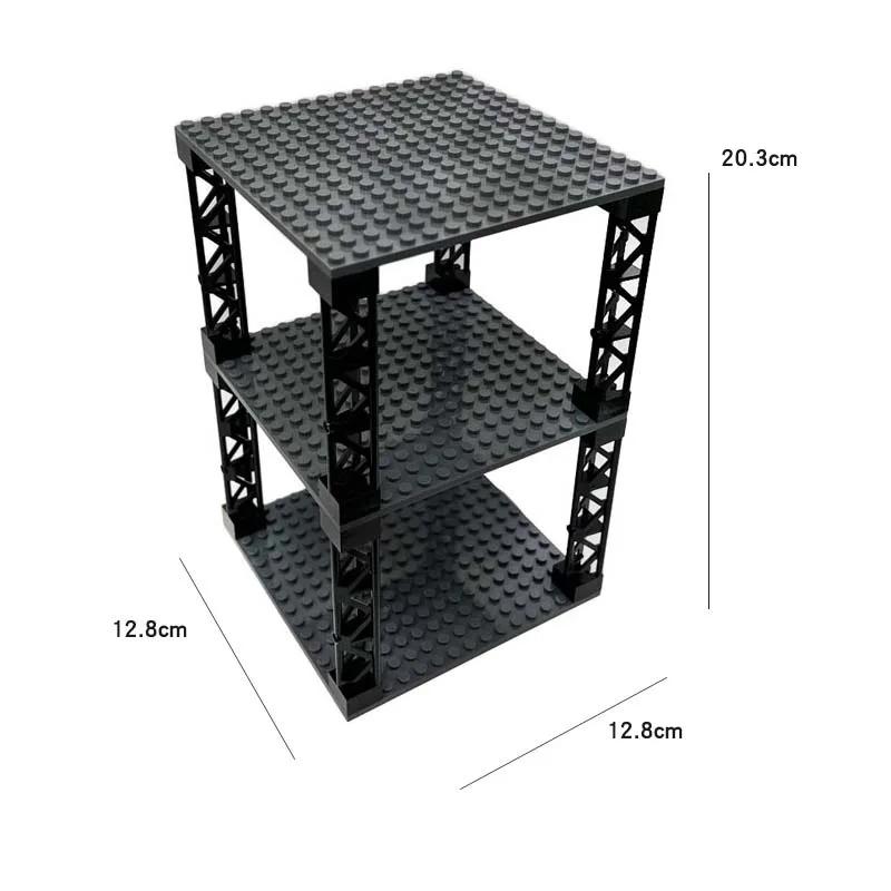 Blocs de construction multifonctionnels, Support de rangement de bureau multicouche empilable, bunke