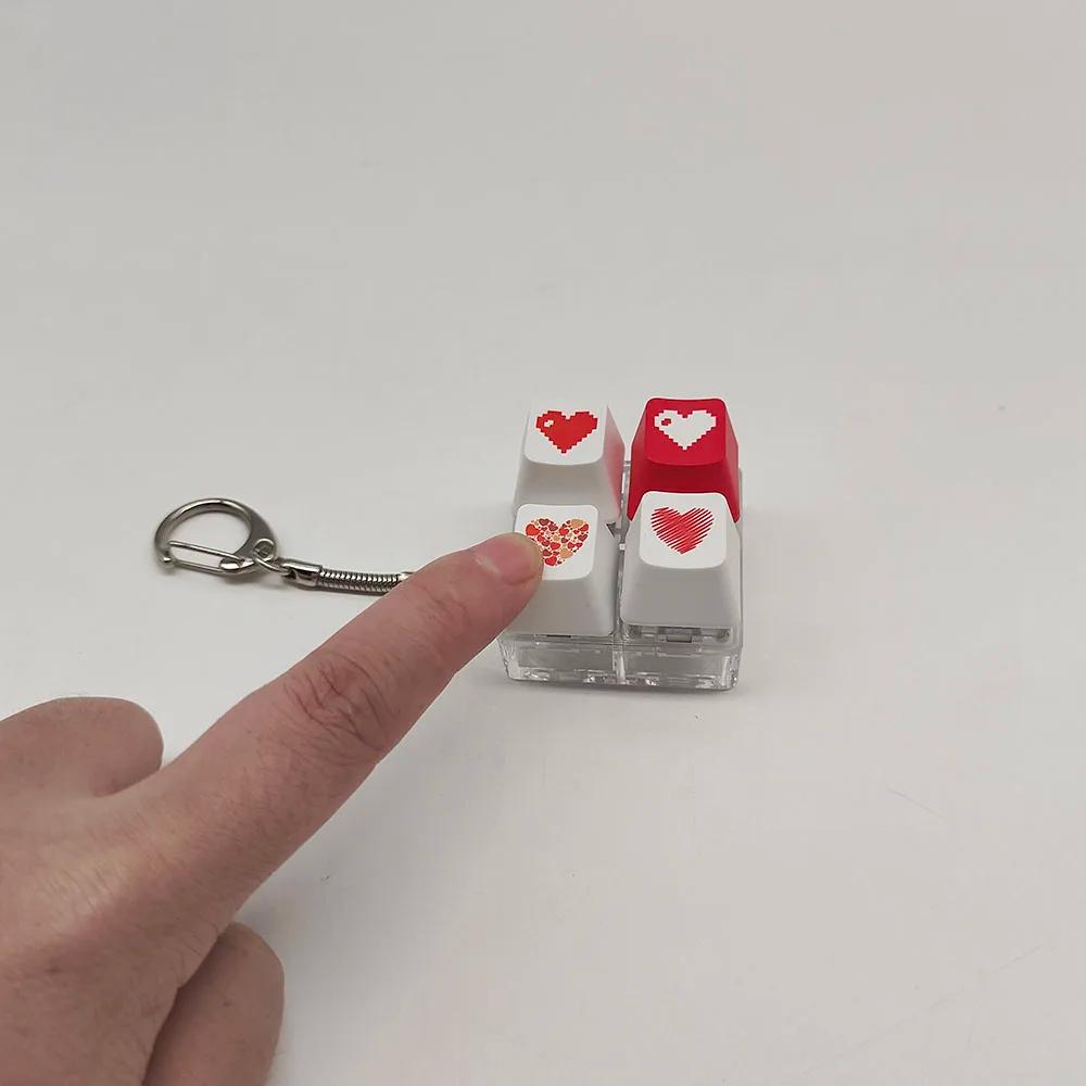 Clavier de doigt de jouet de décompression pour les femmes, porte-clés pour filles, clé de jouet, ca