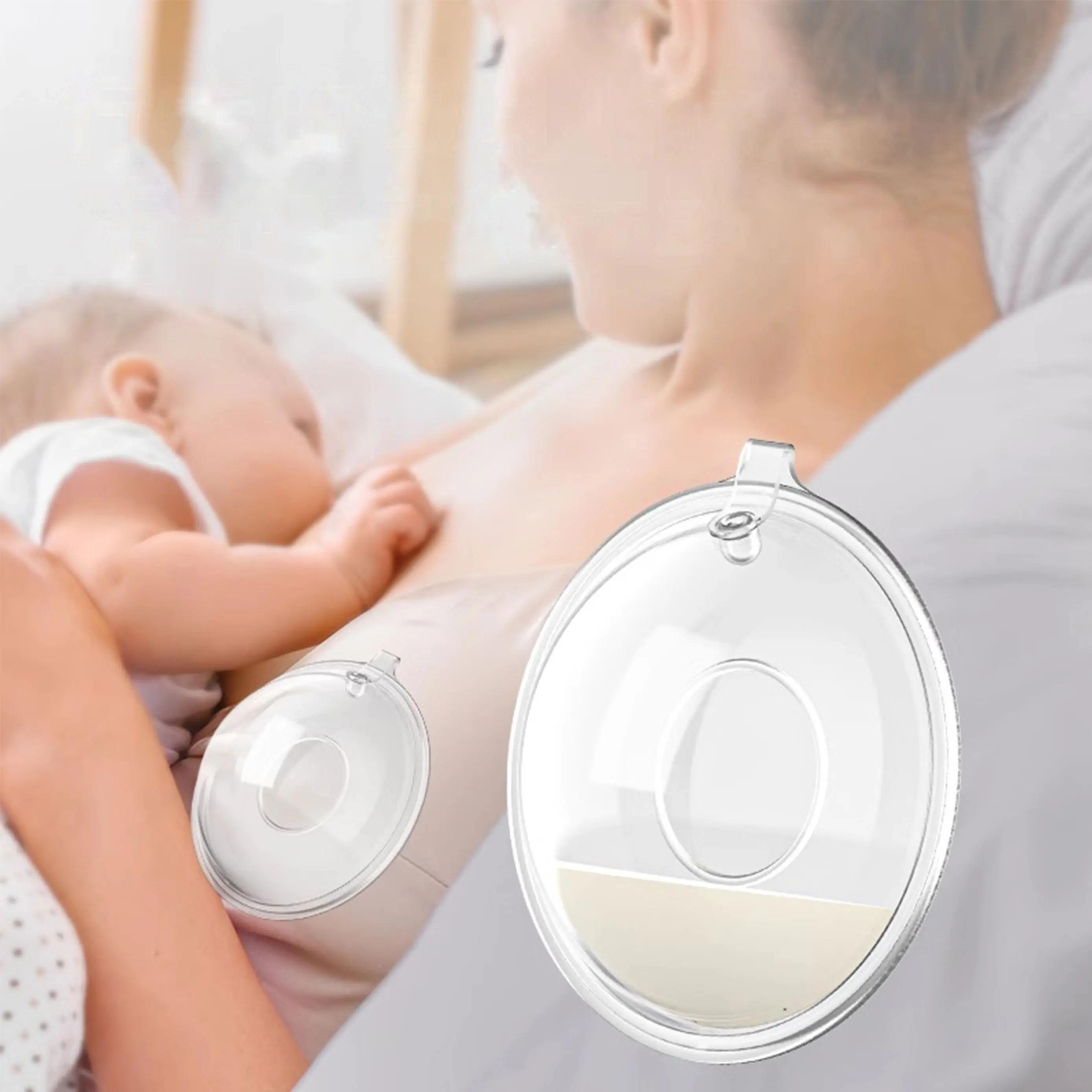 2 pièces collecteur de lait maternel Silicone bébé tire-lait économiseur collecteur Anti-fuite lait 
