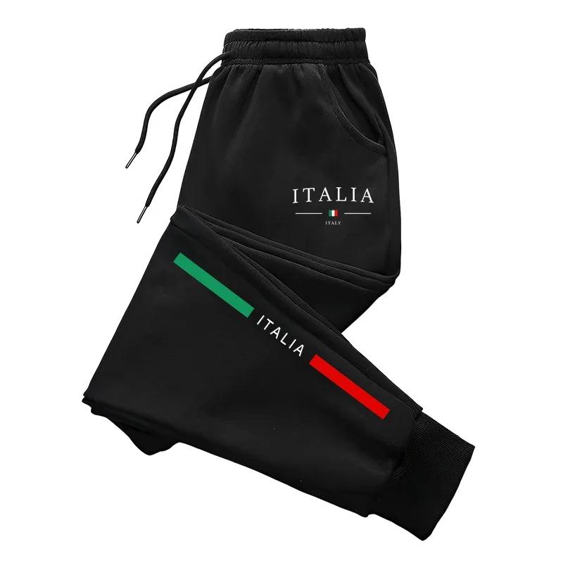 2025 offre spéciale italie imprimer pantalons de survêtement de haute qualité mâle quotidien sport d