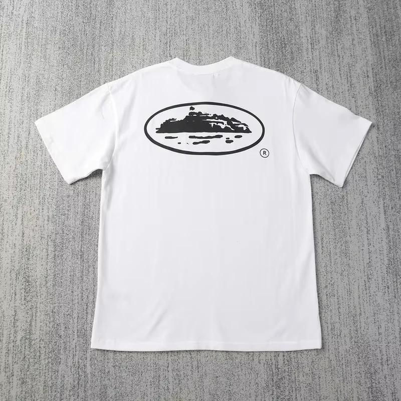 Nouveau T-shirt d'été 2026 à manches courtes imprimé bateau, col rond ample, respirant, demi-manches