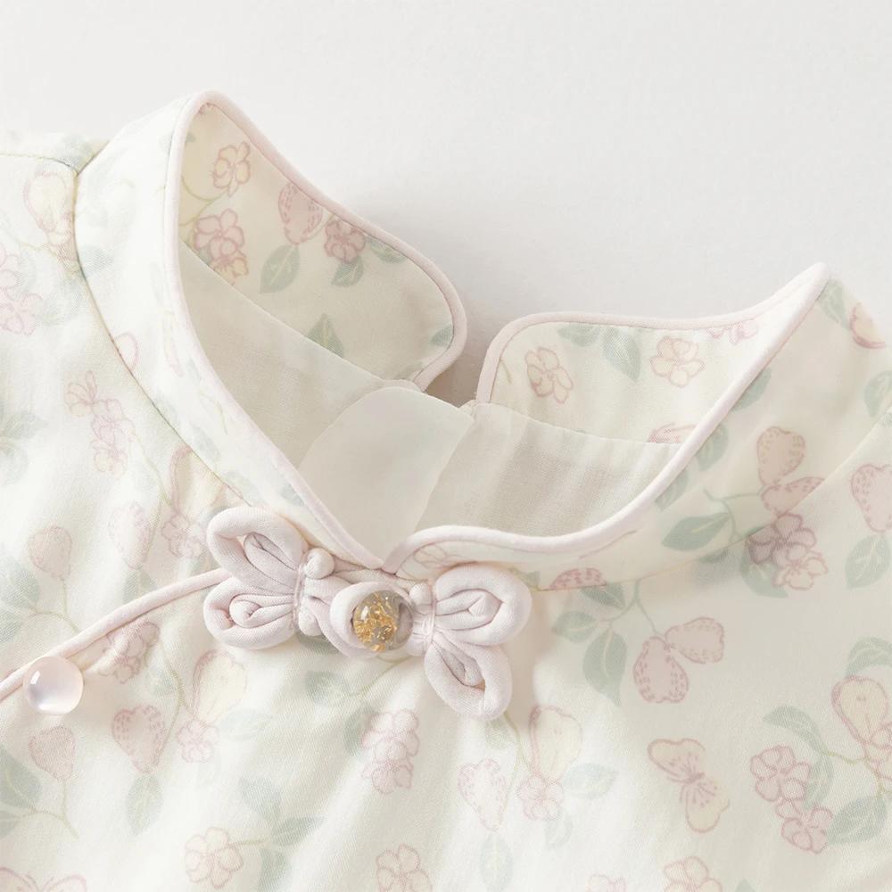 Robes en maille pour filles Dave Bella, robes d'été pour enfants, vêtements pour enfants, robe éléga