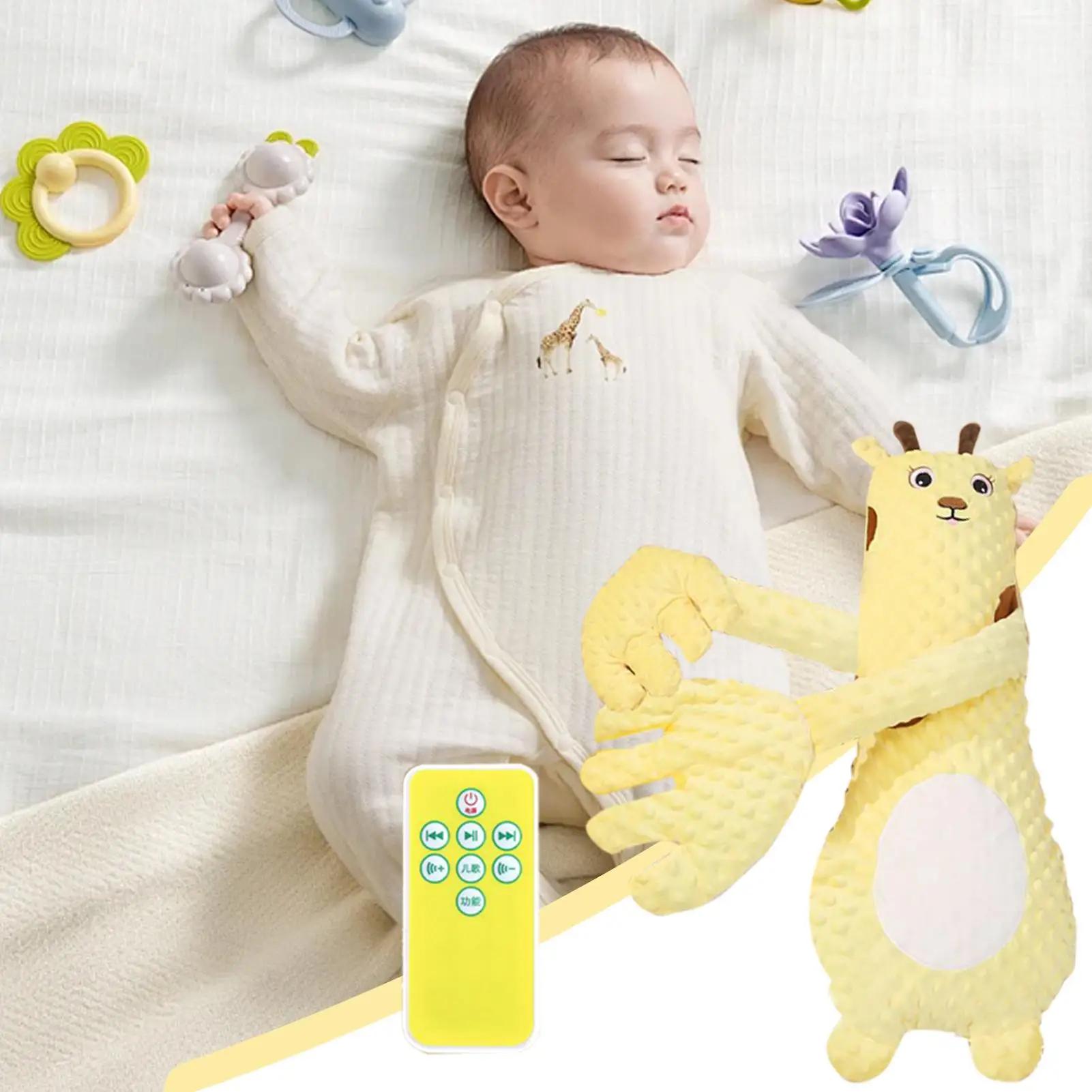 Oreiller électrique pour bébé, avec paume apaisante, télécommande, oreiller pour les mains, poupée a
