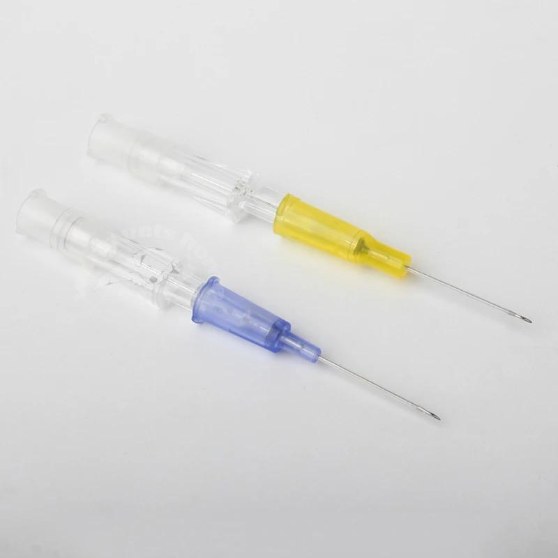 50pcs IV canule stylo Type cathéter d'injection intra-vinale 20G 22G 24G 26G fournisseurs vétérinair
