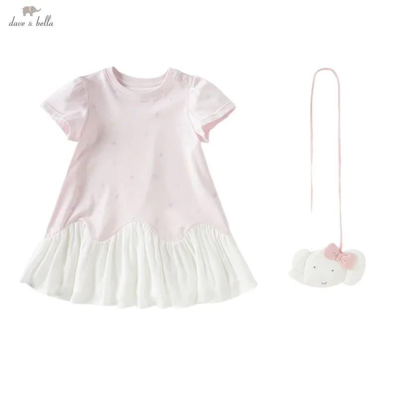 Dave Bella – robe d'été pour filles, élégante, douce, mignonne, robe de princesse pour enfants, mode