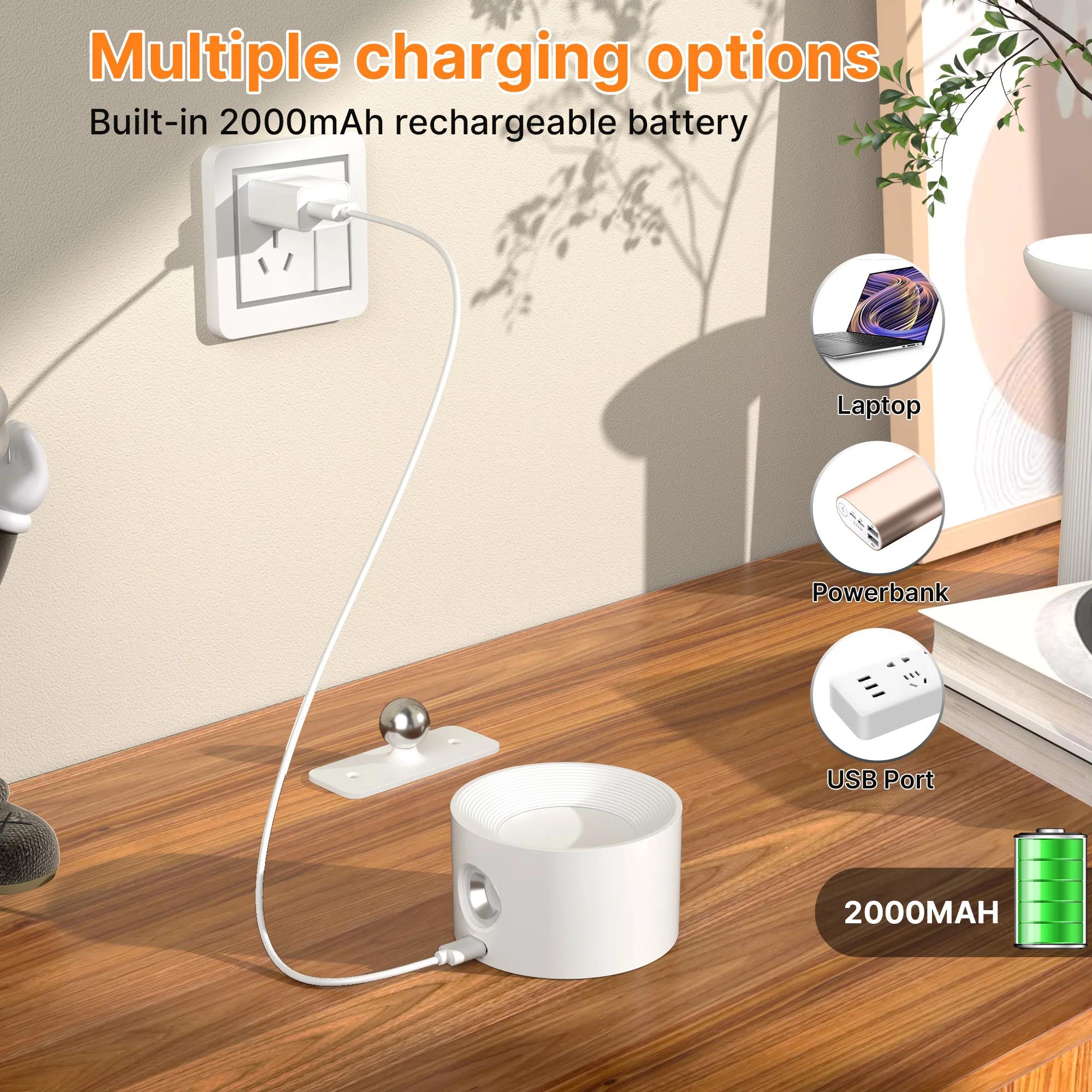 Murale Interieur, Lampe Murale Touch LED avec Port de Charge USB Contrôle Tactile, 3 Niveaux de Lumi