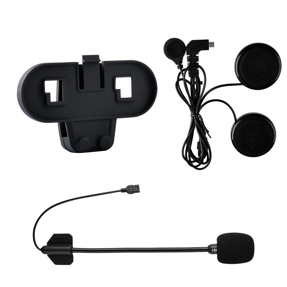 FreedConn – accessoires d'origine, Microphone dur/doux, Clip à 5 broches pour casque intégral/ouvert