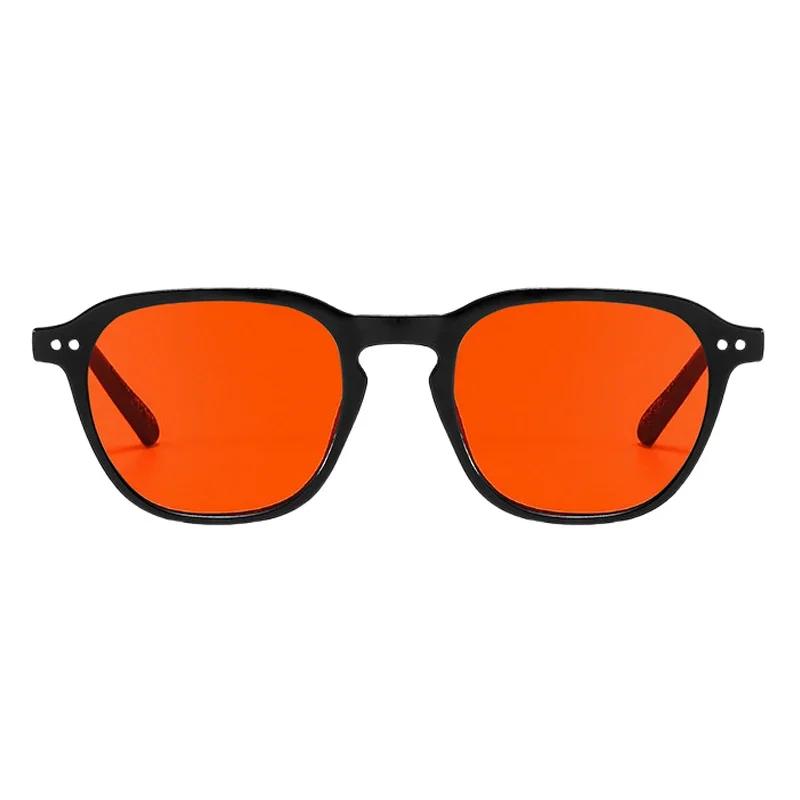 Mode carré rond lunettes De soleil hommes femmes marque concepteur rétro lunettes De soleil mâle fem