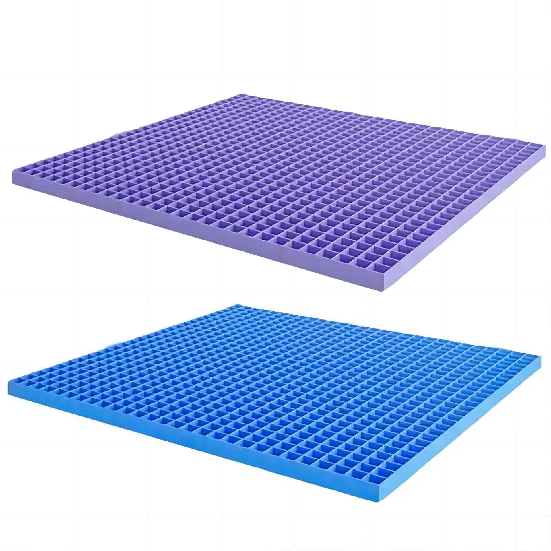 Surmatelas de lit de refroidissement en Silicone, grille de Gel TPE élastique polymère personnalisée