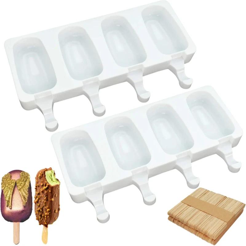 Moule à crème glacée en forme de cœur en Silicone, fabricant de sucettes glacées, plateau à glaçons 