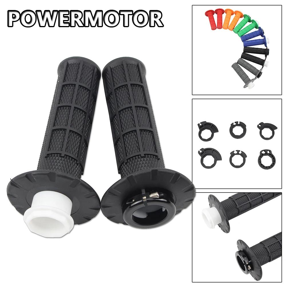 Poignées universelles de moto 7/8 "22mm, poignées de verrouillage à came encliquetable, poignées de 