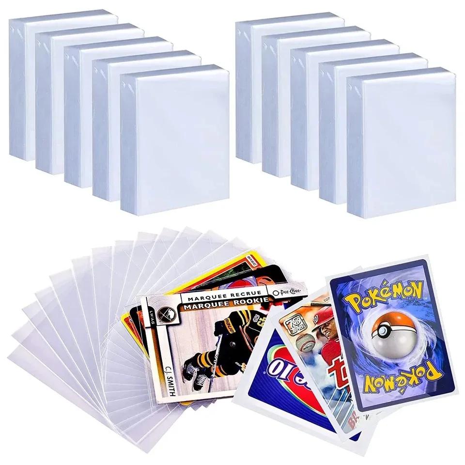 600 protège-cartes rigides et souples avec film protecteur transparent pour cartes de jeu Pokémon et
