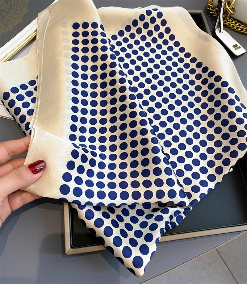 100% Foulard en soie véritable nouveau 70CM châle naturel enveloppes femmes dames mode foulards Foul