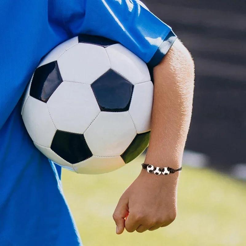 10/20 pièces sport fête charme Football bracelet capitaine Football Bracelets inspirants Bracelets S