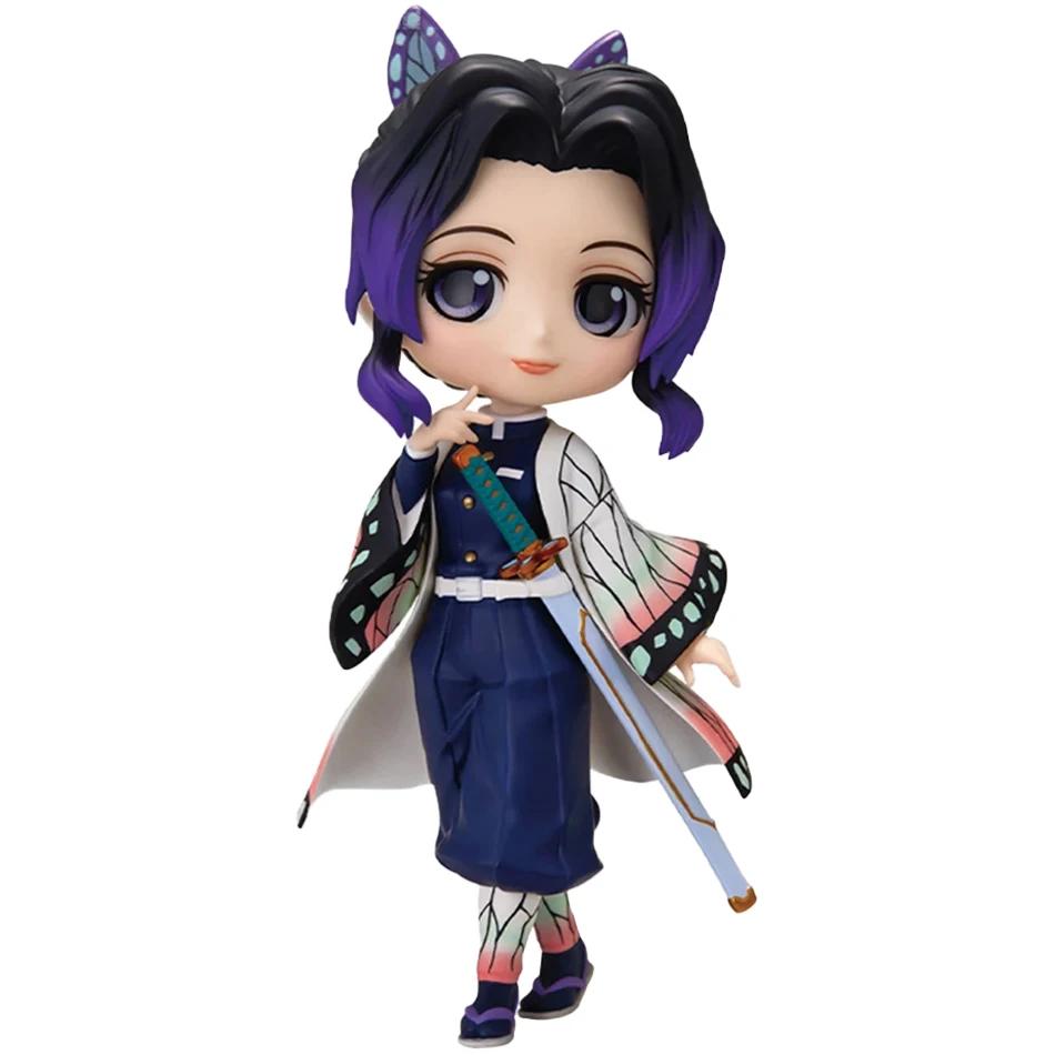 Figurine de tueur de démons de 15cm, jouet Nezuko Tanjirou Zenitsu Inosuke Kyoujurou Shinobu Giyuu Q