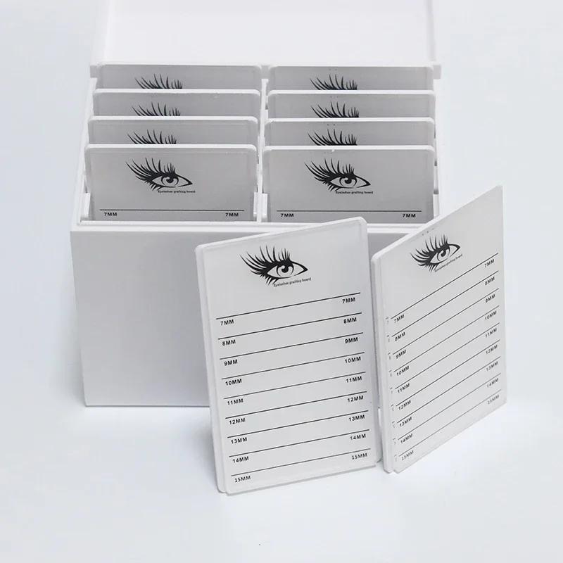 Salon de beauté 10 couches acrylique Extensions de cils boîte de rangement cils carrelage Palette bo