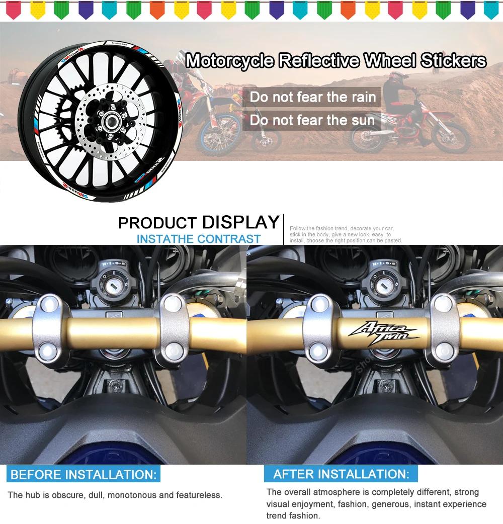 Autocollants réfléchissants imperméables pour moto, autocollants imperméables Africa Twin 750 XRV po