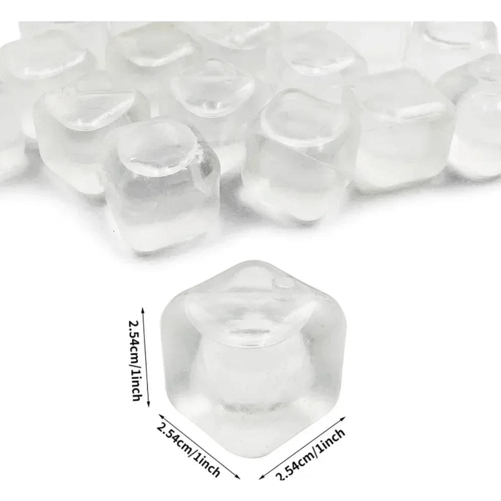 Faux glaçons en plastique réutilisables, congélation rapide, faciles à nettoyer, pour la fabrication