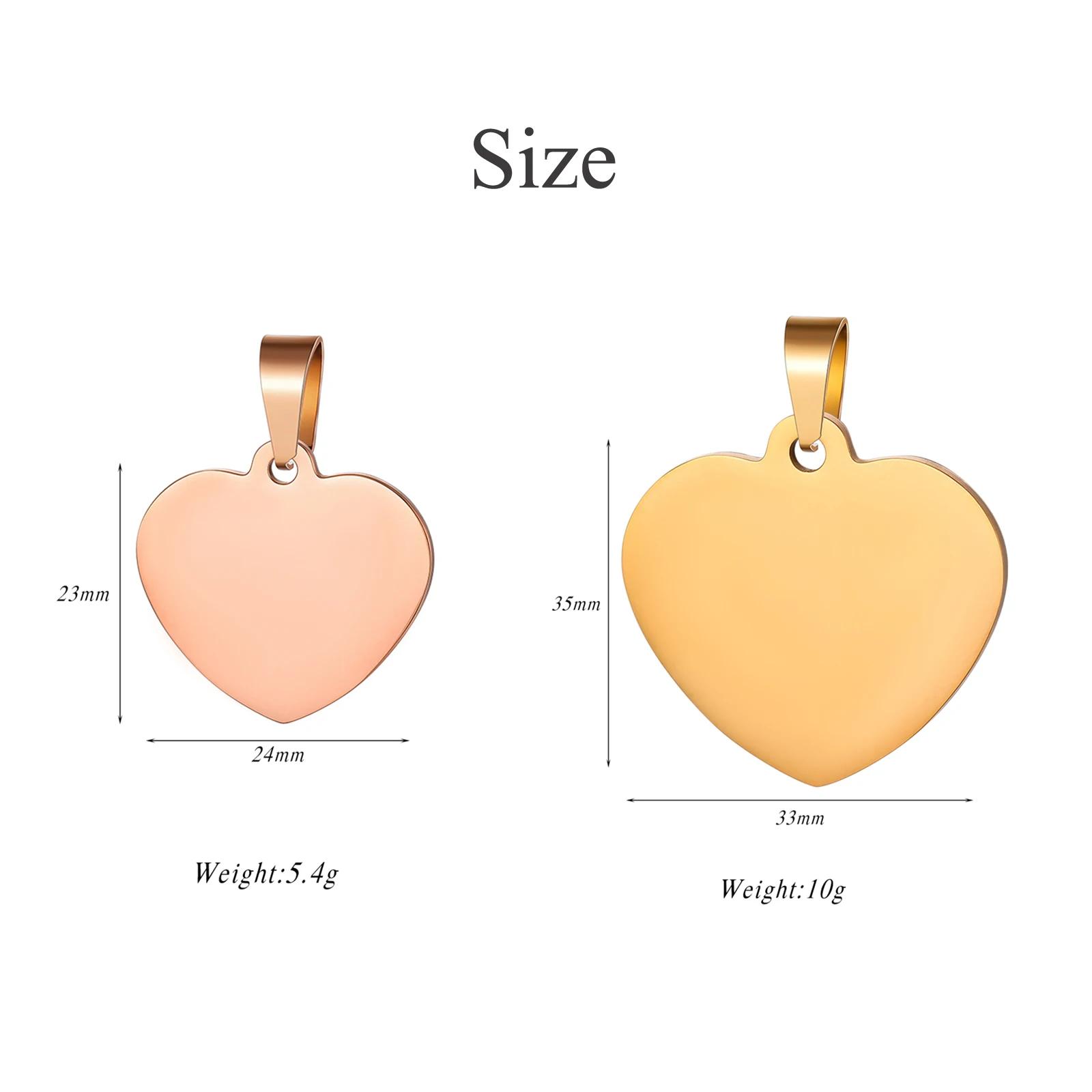 10 pièces en gros unisexe Minimalis en acier inoxydable chien étiquette coeur pendentif collier haut