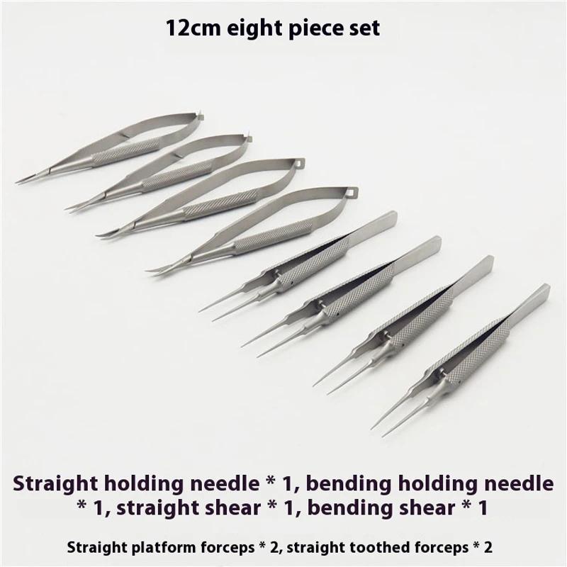 Ensemble de cataract Phaco, pincettes, porte-aiguilles, instruments ophtalmologie, Instruments micro