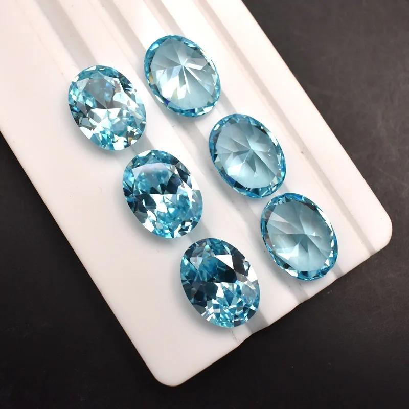 Aigue-marine légère minée naturelle non chauffée, 12,50 Cts, 12x16mm, coupe ovale AAAA +, gemme ampl