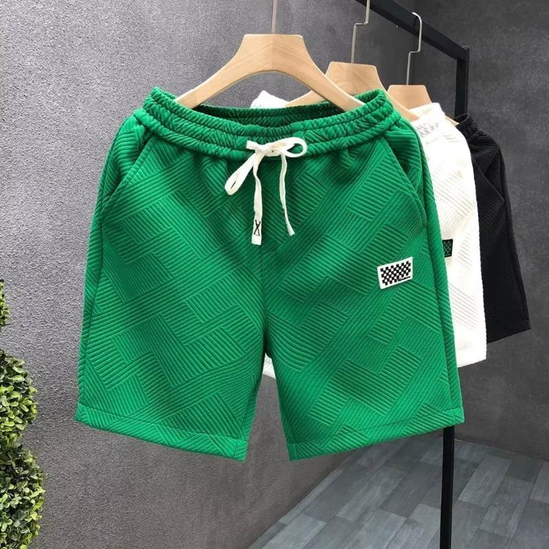 Short à la mode pour hommes, vêtements confortables à taille élastique, pantalons courts respirants,
