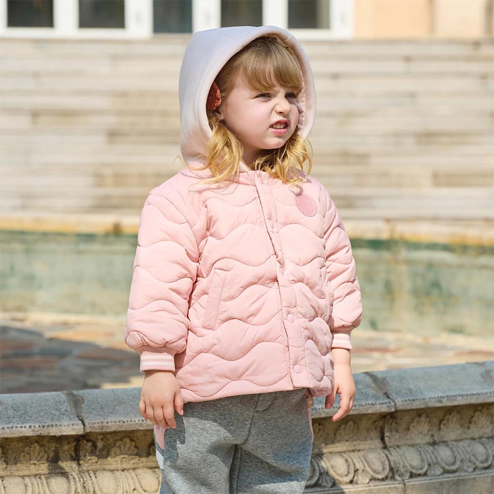 Dave Bella enfants hiver automne veste à capuche manteau pour filles garçons haut épaissir vêtements
