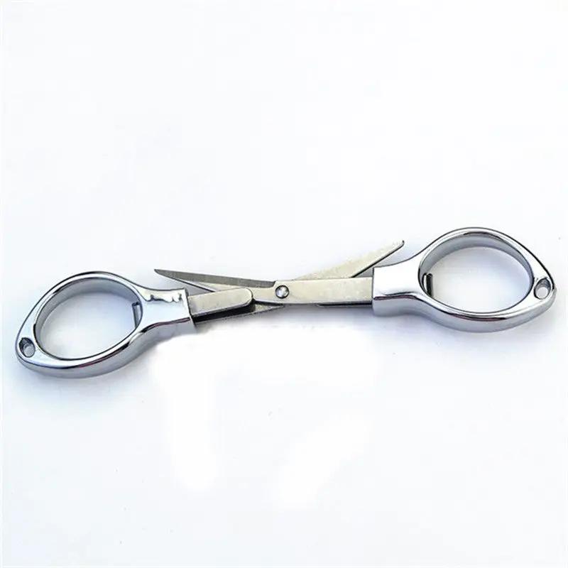Ciseaux vintage pliables en acier inoxydable, coupe-tissu, broderie, tailleur mignon, fil, outils de