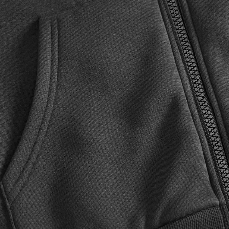 Olympia hommes hiver sweat à capuche zippé 100% coton femme Fitness Gym mode polaire sweat décontrac