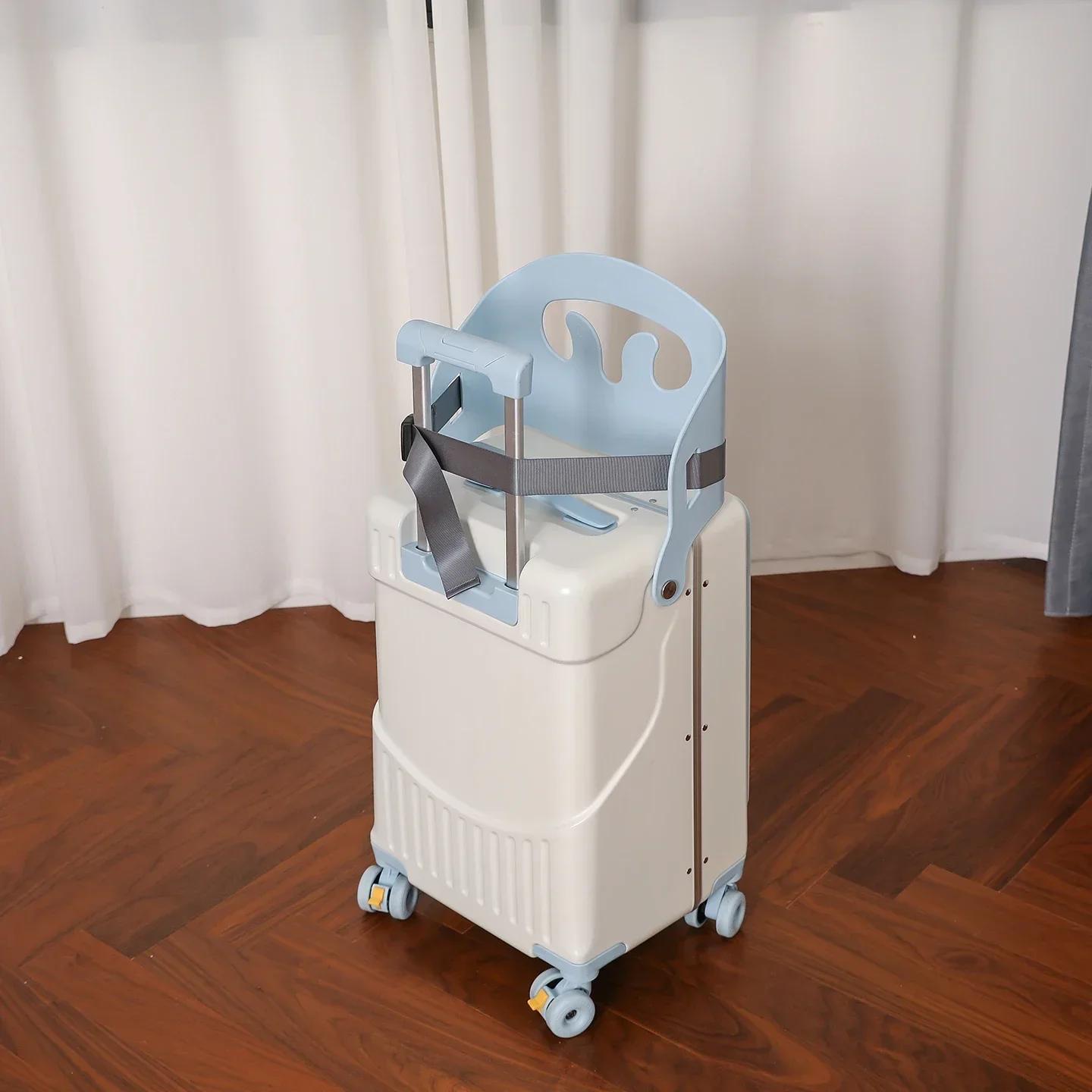 Bagage maman pour promenades avec les enfants, valise trolley parent-enfant de type poussoir, bagage