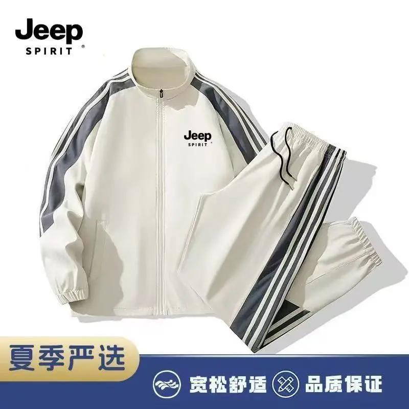 JEEP2026 Nouvel ensemble de vêtements de sport décontractés pour hommes Jeep, veste de sport, ensemb